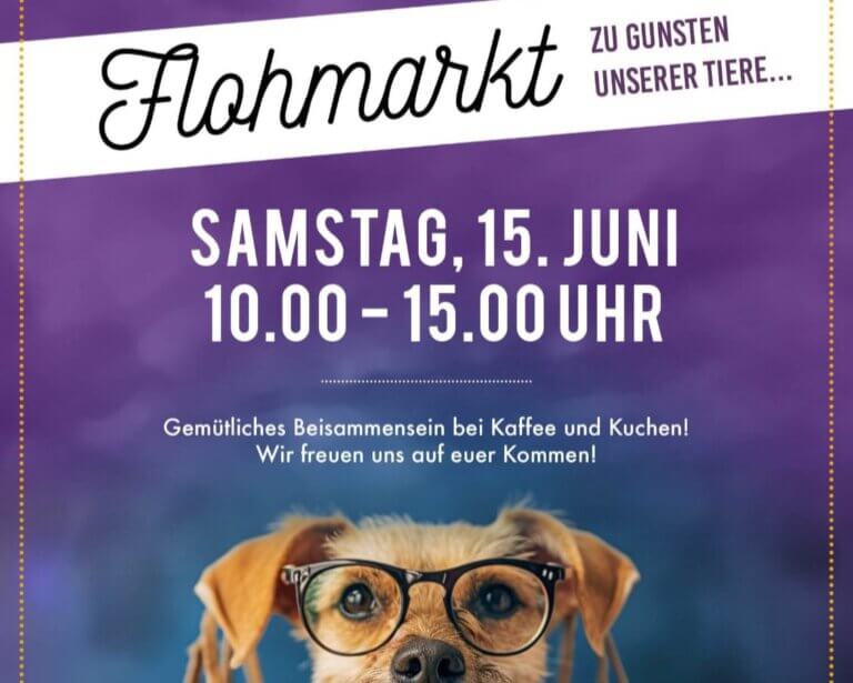 Tierheim-Flohmarkt 15. Juni 2024